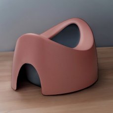 Detský eshop: Detský obojstranný ergonomický nočník s výlevkou Teggi ružový