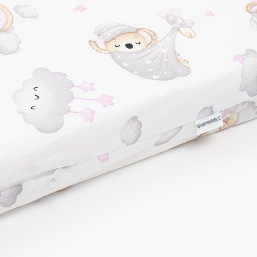Detský eshop - Detský penový matrac STANDARD 120x60x6 cm ružový