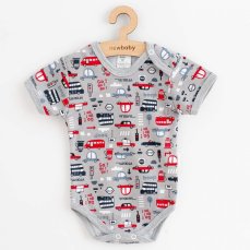 Detský eshop: Dojčenské bavlnené body s krátkym rukávom New Baby Go!go!go!