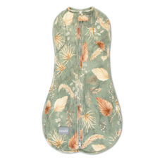 Zavinovačka Second STEP SWADDLE s čiapkou zadarmo, BOHEMIAN GREEN, od značky Sleepee