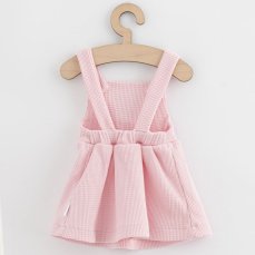 Detský eshop: Dojčenská sukienka na traky New Baby Luxury clothing Laura ružová