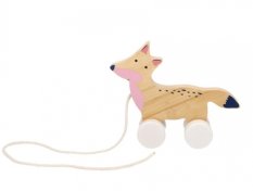 Detský eshop: Edukačná bambusová hračka ťahacia - líška, značka Adam Toys