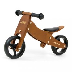 Detský eshop: Detské multifunkčné odrážadlo bicykel 2v1 Milly Mally JAKE Dark Natural