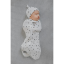 Dojčenské čiapočky (0-2 m) – sada dvoch čiapok PASTEL GREY/MINT, od značky Sleepee