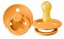 Detský eshop: Kaučukový cumlík bibs, 0-6 m, oranžový