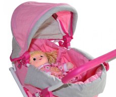 Detský eshop: Detský kočík pre bábiky Milly Mally Alice Prestige Pink
