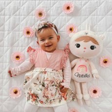 Látková bábika Boho Beige Llama béžová od značky Metoo