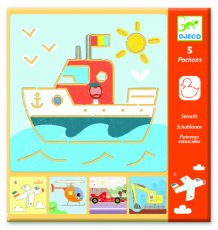 Detský eshop: Kreslenie podľa šablóny: Dopravné prostriedky