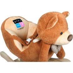Detský eshop: Hojdacia hračka so zvukom PlayTo medvedík hnedá