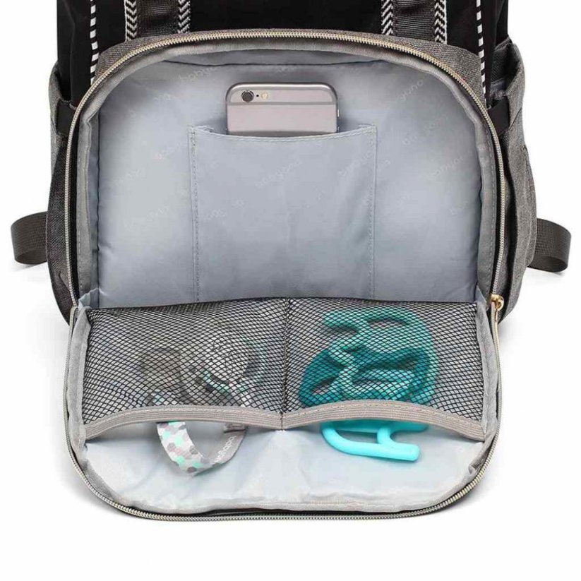 Detský eshop: Štýlová taška na kočík BASIC OSLO STYLE Baby Ono sivá