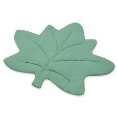 Detský eshop: Mušelínová hracia deka New Baby Maple Leaf mint