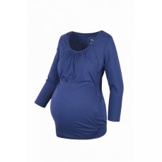 Tehotenské a dojčiace tričko Kangaroo milk & love modrá