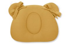 Detský eshop - Mušelínový fixační polštář Sleepee Sunflower Hořčicově žlutá