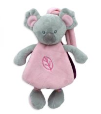 Detský eshop: Túlilo závesná plyšová hračka koala, 21 cm - ružová