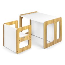 Detský eshop - Súprava nábytku Stella 3v1 stôl a stolička Natural Detský eshop - Súprava nábytku Stella 3v1 stôl a stolička Natural