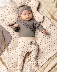 Detský eshop: Dojčenské bavlnené polodupačky Nicol Sara