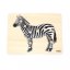 Detský eshop: Detské drevené puzzle s úchytmi Montessori Viga Zebra
