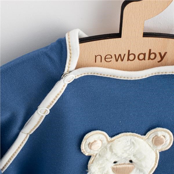 Detský eshop: Dojčenské tepláčky a mikinka New Baby Sebastian modrá