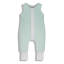 Celoročný spací vak s nohami MELANGE GREY/MINT, veľkosť XS (6-12m), sivá/mätová, od značky Sleepee