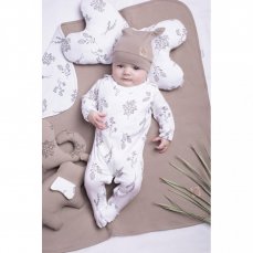 Dojčenské bavlnené dupačky Nicol Ella biele