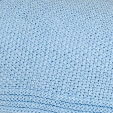 Luxusná deka, dečka BASIC, 80x90cm - modrá