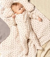 Detský eshop: Dojčenská bavlnená šatka na krk Nicol Sara
