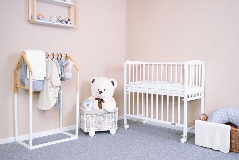 Detský eshop: Detská prístavná postieľka New Baby MATEO 90x40 cm biela
