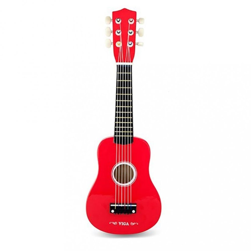 Detský eshop: Klasická gitara pre deti Viga červená