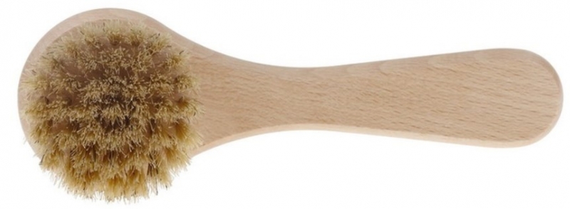 Detský eshop: Drevená velká kefa s pevným prírodným vlasom, prírodná, značka BocioLand