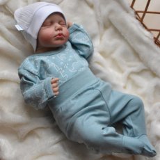 2-dielna súpravička pre novorodenca – body + polodupačky modrá New Baby Classic II