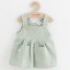 Dojčenská mušelínová suknička COMFORT CLOTHES šalviová, od značky NEW BABY - Veľkosť: 92 (18-24m)