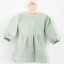 Dojčenské mušelínové šaty COMFORT CLOTHES šalviové, od značky NEW BABY - Veľkosť: 68 (4-6m)