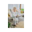Celoročný spací vak s nohami MELANGE GREY/BEIGE, veľkosť  XS (6-12m), sivá/béžová, od značky Sleepee
