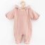 Detský eshop: Dojčenská kombinéza s kapucňou New Baby Frosty pink