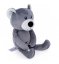 Detský eshop: Detská plyšová hračka/maznáčik macko, 19cm, sivý