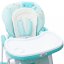 Detský eshop: Jedálenská stolička NEW BABY Minty Fox - ekokoža a vložka pre bábätká