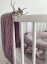 Detský eshop: Bambusová detská pletená deka baby nellys, vzor pletený vrkoč, 80 x100 cm, levanduľová