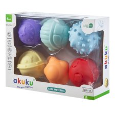 Senzorické loptičky pre deti od značky Akuku