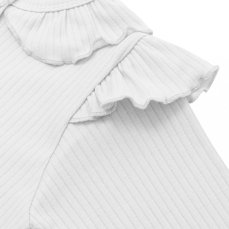 Detský eshop: Dojčenský bavlnený overal New Baby Stripes biely