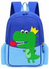 Batoh/ruksak, aktovka pre predškoláka Dino King - modrý