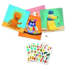 Detský eshop: Tvoríme so samolepkami: Zvieratká