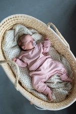 Moniel Detské rastúce tepláky Basic Powder Pink (ružová) od značky Moniel