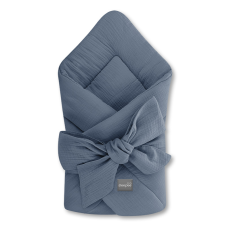 Mušelínová zavinovačka, PETROL BLUE, modrá, od značky Sleepee