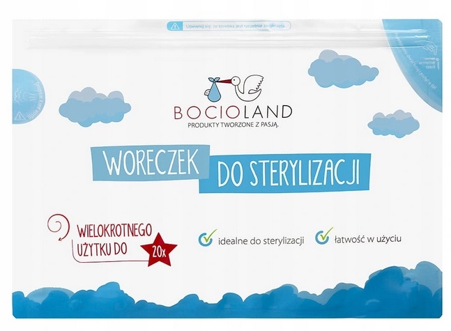Detský eshop: Sterilizačné vrecká 10 ks, značka BocioLand