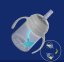 Detský eshop: Nevylievací dojčenský hrnček so slamkou a závažím lovi straw cup, 150 ml, hnedý