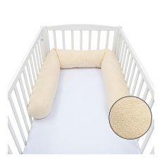 Detský eshop - Mantinel do postieľky valec 3v1 Teddy krémový