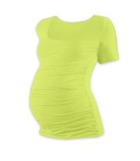 Detský eshop: Tehotenské tričko s krátkym rukávom johanka - svetlo zelená, značka Jožánek