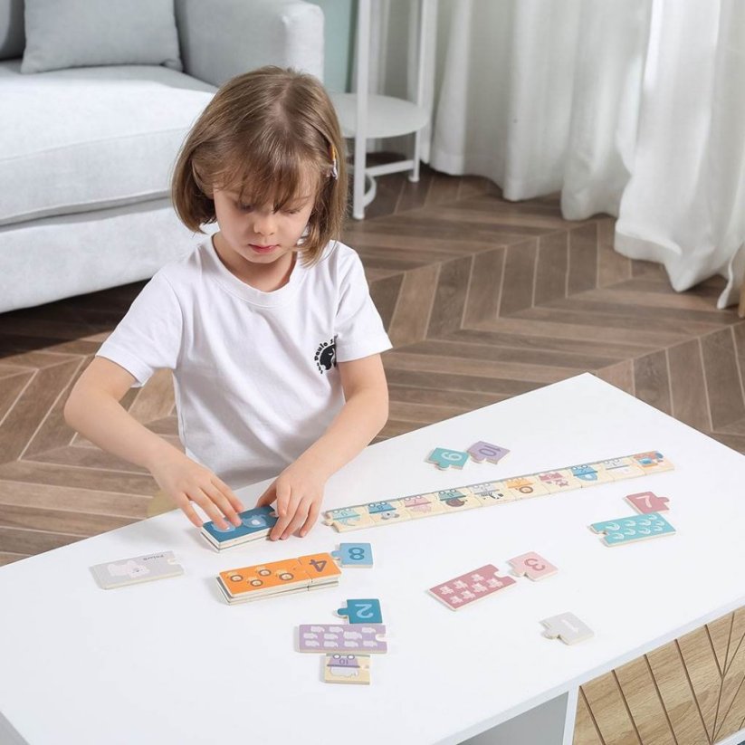 Detský eshop: Drevené puzzle s číslami Viga