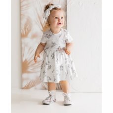 Detský eshop: Dojčenské šatôčky s krátkym rukávom Nicol Ella biele
