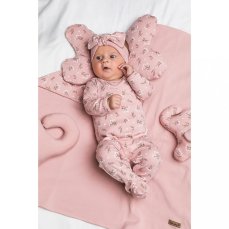 Detský eshop: Dojčenské bavlnené body s krátkym rukávom Nicol Nela